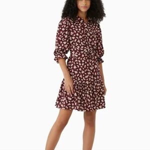 Kate spade frosted floral shirtdress NWT